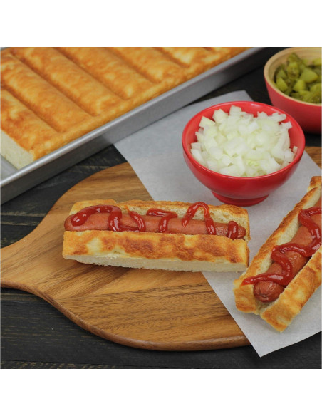 Molde para Pan de Perro Caliente USA Pan 38.1x15.2 cm Antiadhesivo
