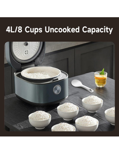 Olla Arrocera Midea 8 Tazas Cerámica Antiadherente 4L