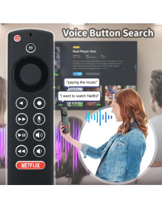 Control Remoto de Voz Fourmor P3700 para NVIDIA Shield TV 4K 2