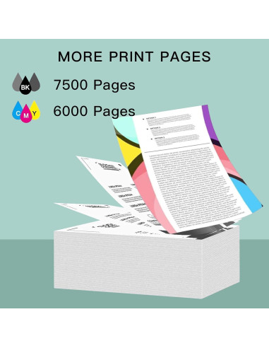 Botellas de Tinta Compatible 502 T502 Printers Jack 350ml