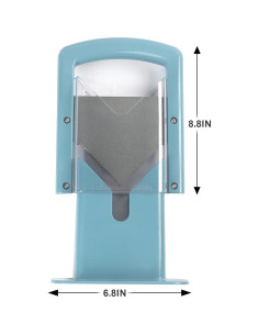 Cortador de Bagel Manual WDEY Acero Inoxidable Azul Lago 2