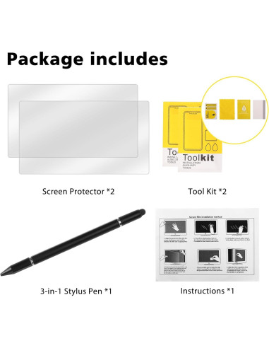 Kit de Accesorios 2PCS para Calendario Skylight 15" - Antirreflejo