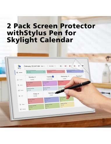 Kit de Accesorios 2PCS para Calendario Skylight 15" - Antirreflejo
