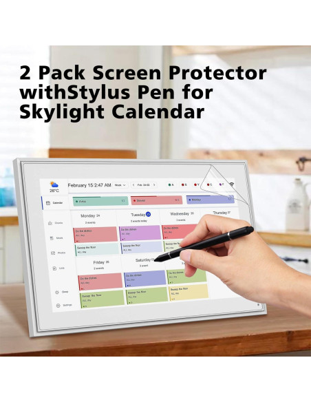 Kit de Accesorios 2PCS para Calendario Skylight 15" - Antirreflejo