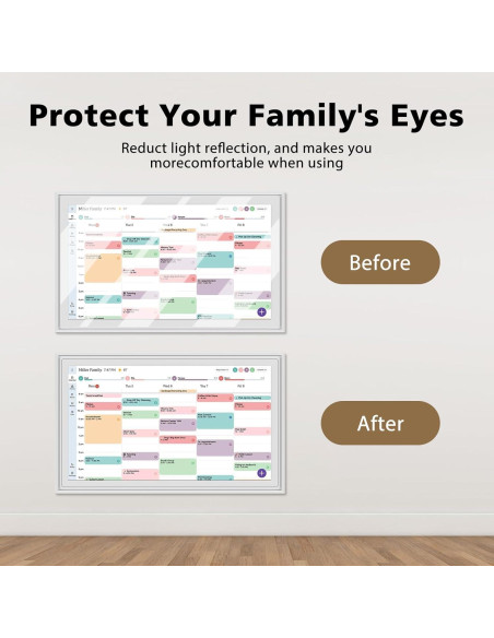 Kit de Accesorios 2PCS para Calendario Skylight 15" - Antirreflejo