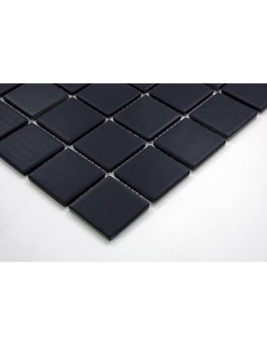 Azulejo de Porcelana Tenedos 30.48x30.48 cm Mate Negro