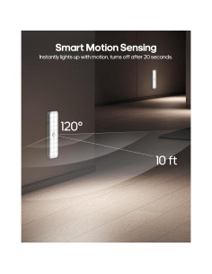 Paquete de 5 luces LED recargables Goodea con sensor de movimiento 2