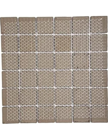 Azulejo de Porcelana Tenedos 30.48x30.48 cm Mate Negro