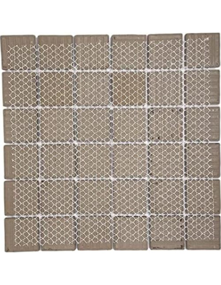 Azulejo de Porcelana Tenedos 30.48x30.48 cm Mate Negro