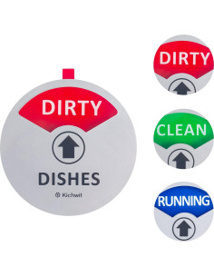 Imán para Lavavajillas Kichwit Limpio Sucio En Funcionamiento 8.9cm 2