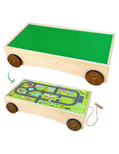 Mesa de Actividades Multifuncional Nestory 83.8x43.7cm Madera Montessori