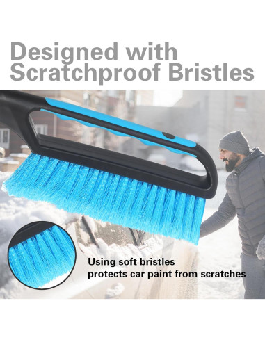 Cepillo de Nieve y Raspador de Hielo LoyaGour SBB-1 2 en 1