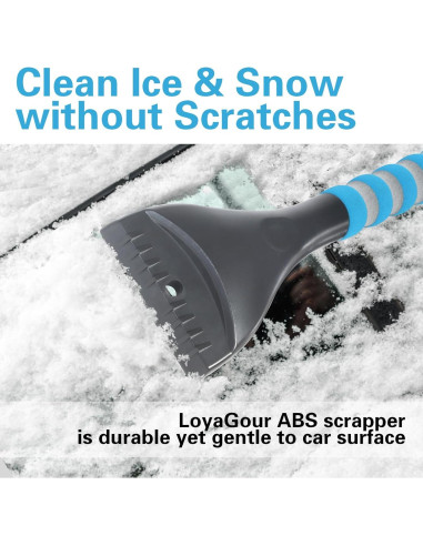 Cepillo de Nieve y Raspador de Hielo LoyaGour SBB-1 2 en 1