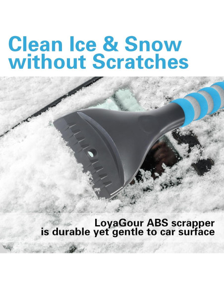 Cepillo de Nieve y Raspador de Hielo LoyaGour SBB-1 2 en 1