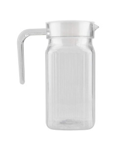 Botella de Jugo Acrílico Fdit 500ml Transparente con Tapa