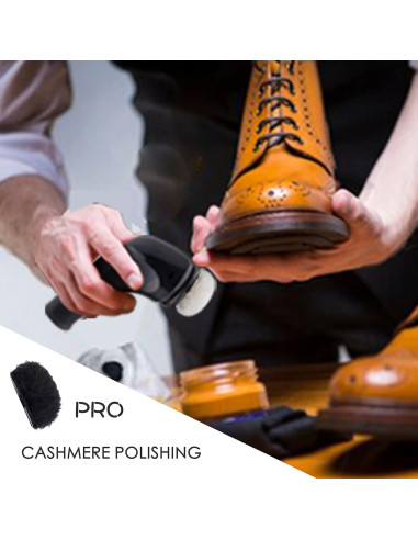 Cepillo Eléctrico para Zapatos Sansent - Kit de Cuidado Cuero