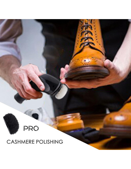 Cepillo Eléctrico para Zapatos Sansent - Kit de Cuidado Cuero