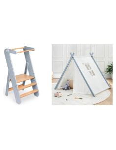 Escalera Multiusos para Niños Comfy Cubs + Carpa de Juego