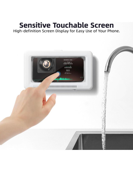 Soporte para Teléfono de Ducha Impermeable Geyrut 360 Ajustable