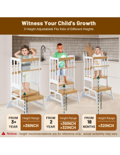 Torre de Aprendizaje Cosyland Ajustable para Niños 89 cm 2