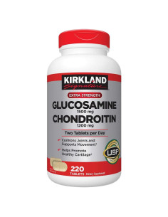Kirkland Signature Glucosamina 1500mg y Condroitina 1200mg - 440 Tabletas