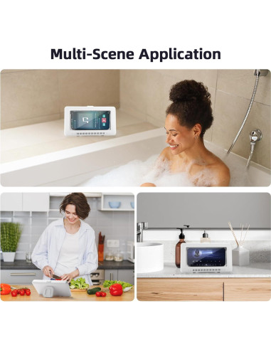 Soporte para Teléfono de Ducha Impermeable Geyrut 360 Ajustable