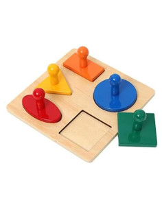 Rompecabezas de Formas Adena Montessori para Bebés 0-12 meses