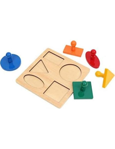 Rompecabezas de Formas Adena Montessori para Bebés 0-12 meses