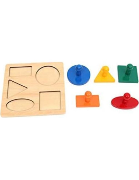 Rompecabezas de Formas Adena Montessori para Bebés 0-12 meses Rompecabezas de Formas Adena Montessori para Bebés 0-12 meses