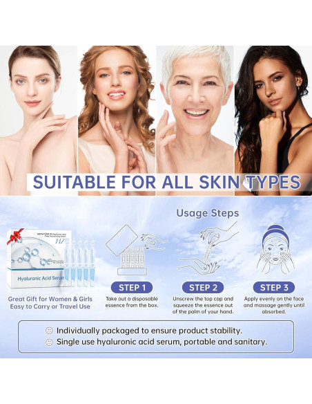 Suero Ultra-Hidratante 5% Ácido Hialurónico Mopayzer 30 Viales Suero Ultra-Hidratante 5% Ácido Hialurónico Mopayzer 30 Viales