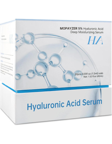 Suero Ultra-Hidratante 5% Ácido Hialurónico Mopayzer 30 Viales