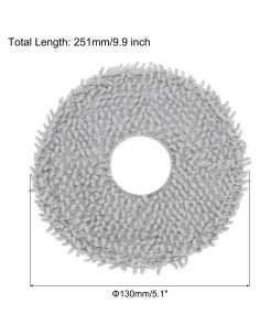 Almohadillas de Reemplazo para Mopa MECCANIXITY 10 Pcs 13cm 2