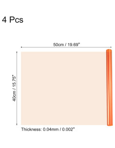 Filtro de Gel de Iluminación MECCANIXITY 40x50 cm Naranja 85B 2