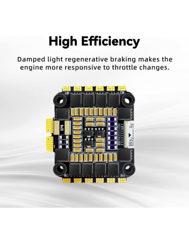 Controlador Electrónico de Velocidad 55A Hobbywing FLYCOLOR 4 en 1