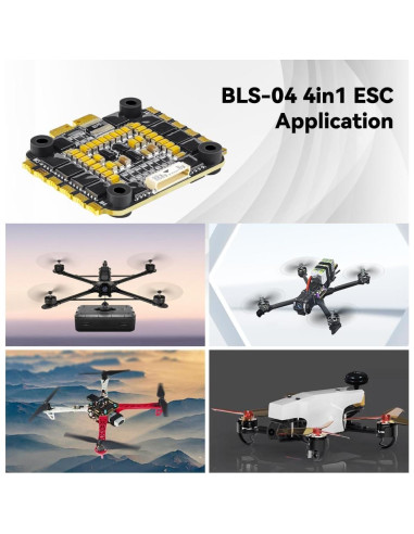 Controlador Electrónico de Velocidad 55A Hobbywing FLYCOLOR 4 en 1