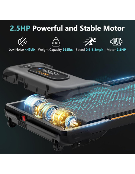 Caminadora AXEFIT AX-C2 2.5HP Inclinación Manual 120KG