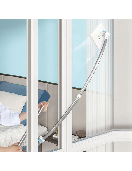 Limpiaparabrisas de Ventanas ZEGI 130 cm Doble Cara Telescópico