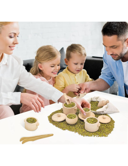 Set de Herramientas de Bin Sensorial de Madera Twood 10 Piezas