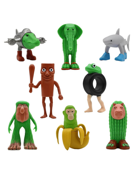 Figuras Italianas Brainrot POYIPI 8 PCS Decoración 7.6 cm