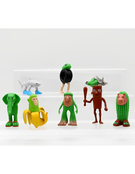 Figuras Italianas Brainrot POYIPI 8 PCS Decoración 7.6 cm