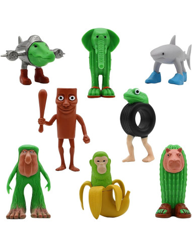 Figuras Italianas Brainrot POYIPI 8 PCS Decoración 7.6 cm