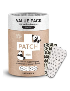 PATCH Tiras Adhesivas de Bambú 100 Piezas Aceite de Coco