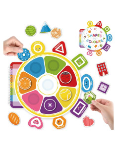 Juguetes Montessori ABCxGOOD Doble Cara 56 Actividades 1-3 Años