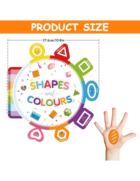 Juguetes Montessori ABCxGOOD Doble Cara 56 Actividades 1-3 Años