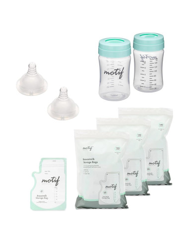 Paquete Almacenamiento Leche Materna Motif Medical 300 Piezas
