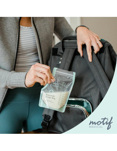 Paquete Almacenamiento Leche Materna Motif Medical 300 Piezas