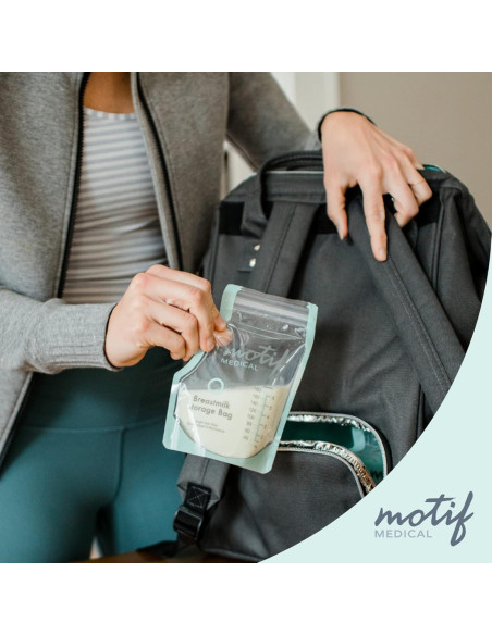 Paquete Almacenamiento Leche Materna Motif Medical 300 Piezas