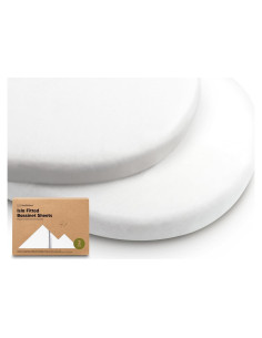 Juego de 2 Sábanas Ajustadas KeaBabies para Cuna 83.82x43.18cm