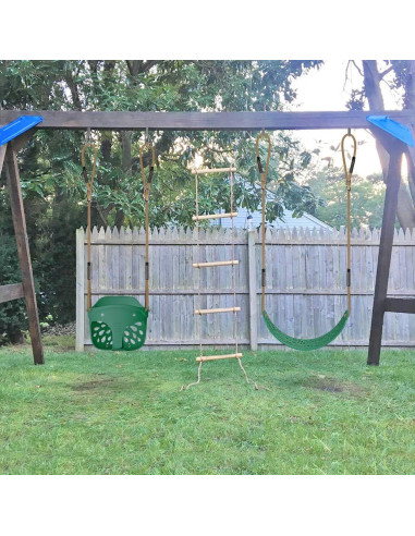 Columpio de Cubo para Niños Dolibest Elefante Verde 600LB