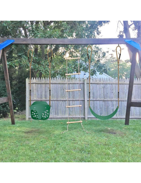 Columpio de Cubo para Niños Dolibest Elefante Verde 600LB